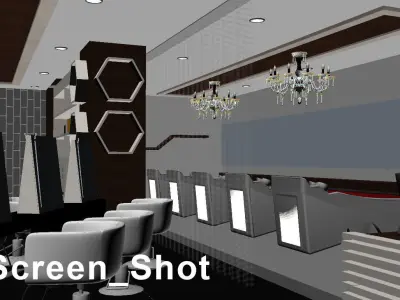 Salon and Spa 3D model