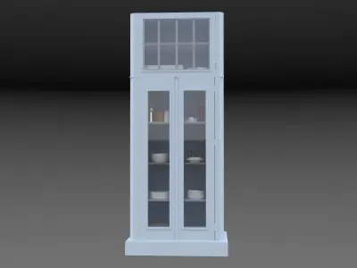 Kitchen Cabinets Low-poly 3D model