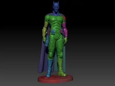 The Batman statue 3D print model