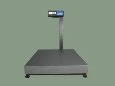 Game Ready Floor Scales Low-poly 3D model