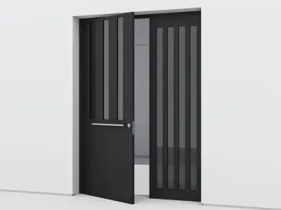Aluminium door 269 3D model