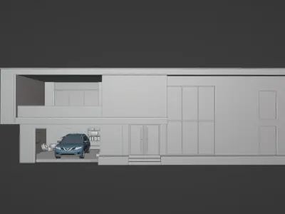 Azure House 3D model