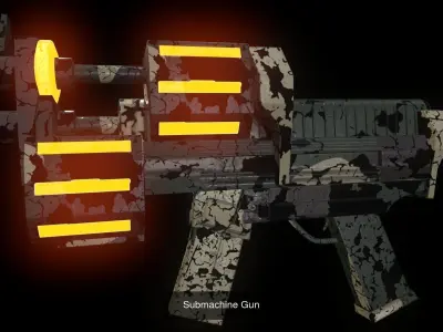 10 Futuristic Weapons Pack - Sci-Fi Game Ready Collection