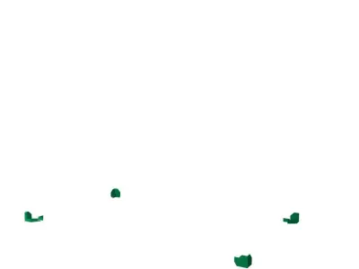 Mobile dog kennel 3D model