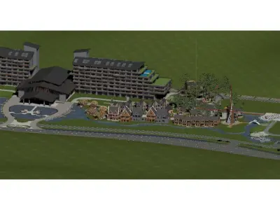 community center 3D model