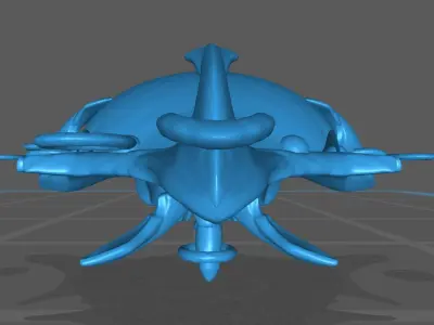 Starcraft Mother Ship 3D print model