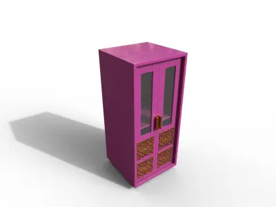 Pack 2 Sets Modern Furniture 3D Model Low-poly 3D model