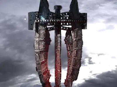 Dark void drake pincer Tower  3D model