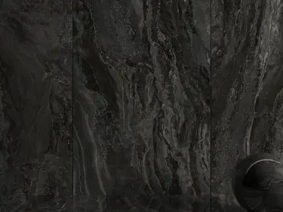 Wall Tiles Museum Orobico Dark 160x320 Set 2 Texture