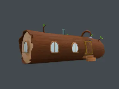 Farm Pack Hand Painted Low-poly 3D model