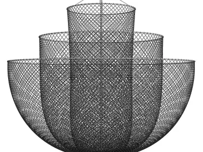 MESHMATICS CHANDELIER Low-poly 3D model