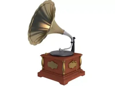 Gramophone 3D model