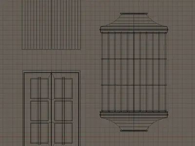 Typical spanish window 3D model