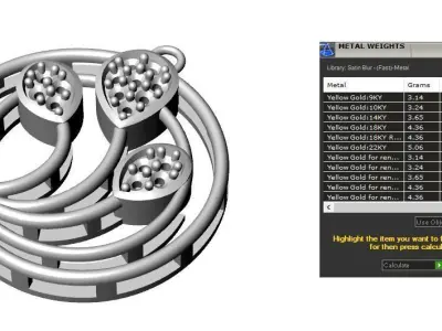 Half set 007 3D print model