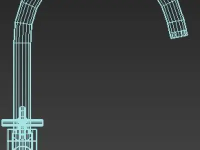 Kitchen and bathroom Tap 4 3D model