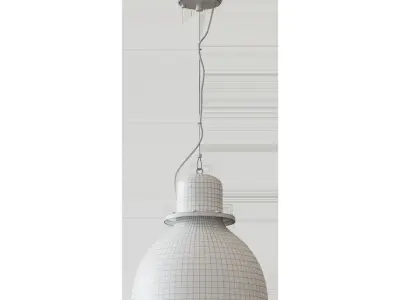 SVARTNORA Pendant lam  black38 cm 3D model