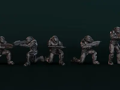 Halo Spartan IV 3D model