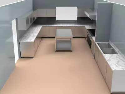 KITCHEN 54 3D model