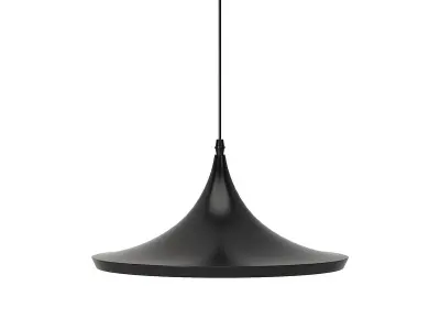 Ironclad Industrial and modern black gold drum style pendants 3D model