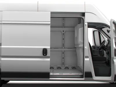 Opel Movano Van L3H3 HQ Interior 2023 3D model