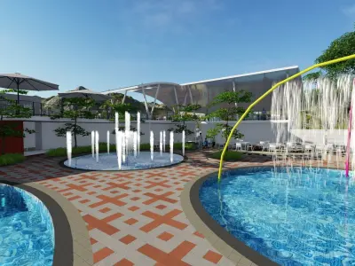 waterpark 3D model