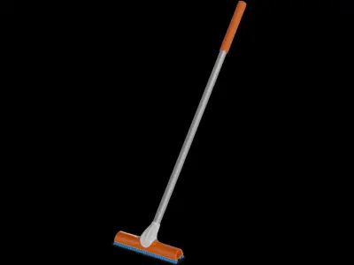 Brooms mops and window squeegees Window Squeegee Low-poly 3D model