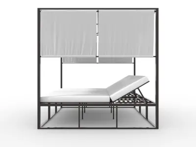 Poolside Cabana 01 3D model