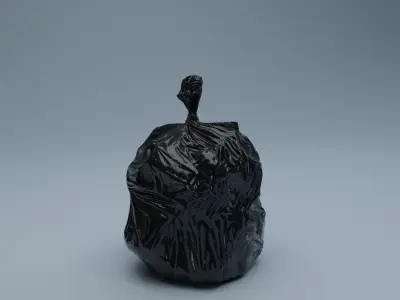 Trashbag - Small 2 Low-poly 3D model
