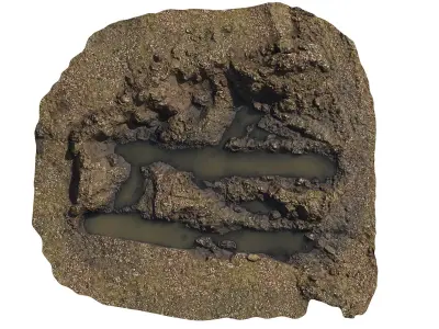 The Green mud pit 3D model