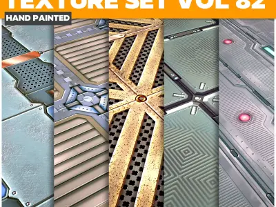 Scifi Vol 82 -  Game PBR Textures Texture