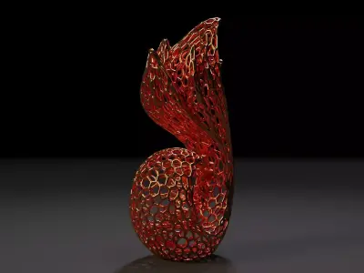 Sculpture Voronoi 3D print model