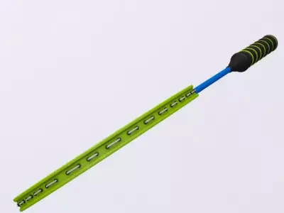 Badminton Racket 3D model