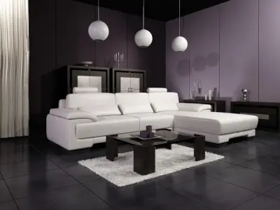 Photorealistic Living Room Interior Collection 3D model