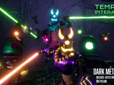 Dark Metal Pack Low-poly 3D model