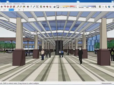 Sketchup Terminal C3 3D model