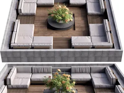 SITTING AREA NO5 A 3D model