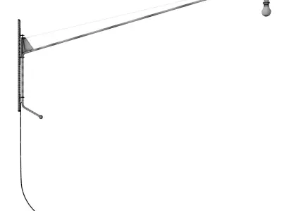 Prouve Potence Lamp 3D model