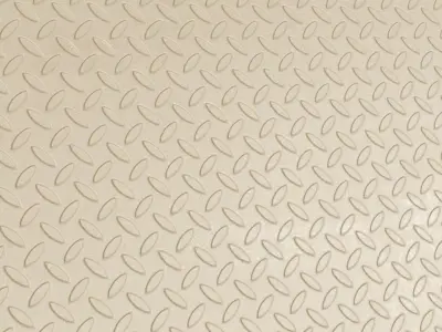 Gold Metal Tread Plate PBR Seamless Texture