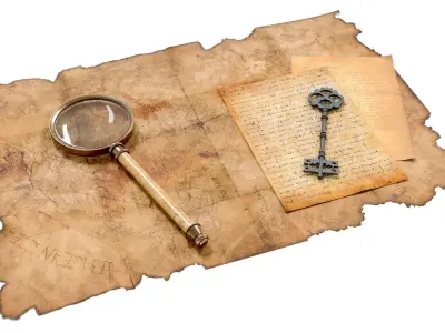 Ancient Treasure Hunter Kit 3D model