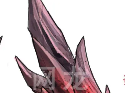 Game Model - Outstanding Volcanic Stone Teeth 02 3D model