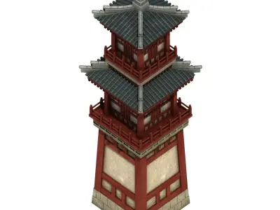 Beijing Architecture - Defense Arrow House 3D model