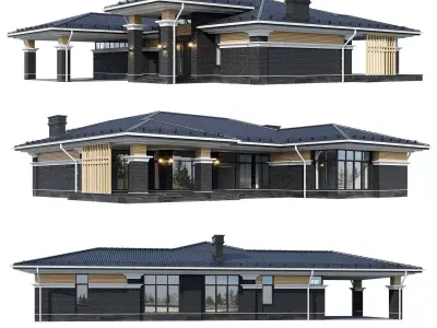 Modern V157 with BLENDER file 3D model