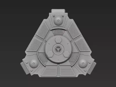 Base SciFi 02 3D print model