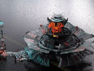 Deep ocean leviathan monster extractor 3D model