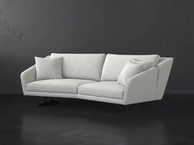 Nikita 3 Seater Special Sofa 3D model