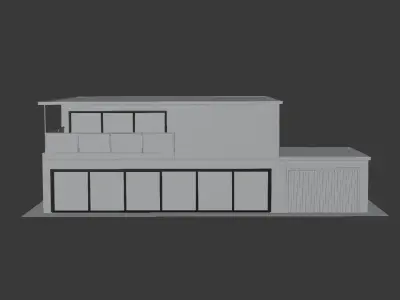 Modern house 3D model 50