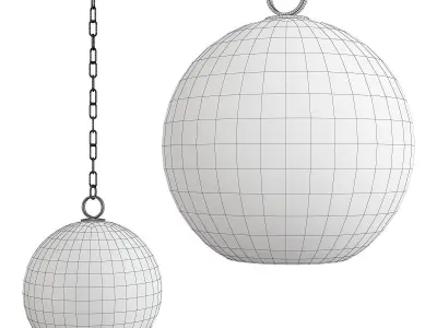 JUPITER MINI CHANDELIER Low-poly 3D model