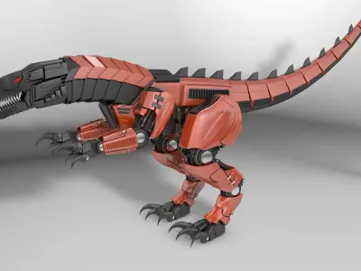 Dinozavr Raptor 3D model