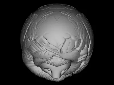 Sloth Wooden Embrace STL 3D Print Model 3D print model