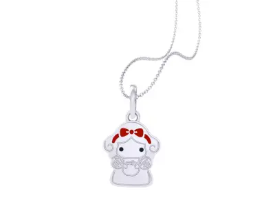 Kids Pendants 3dm STL OBJ FBX Renders Details 3D print model 10